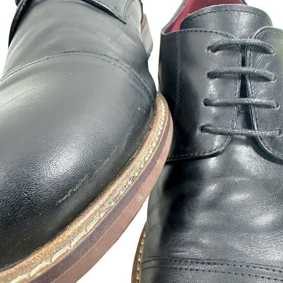 Vintage Foundry Co. Cyrus Black Leather Cap Toe Oxfords Men’s Size 12 main image 10
